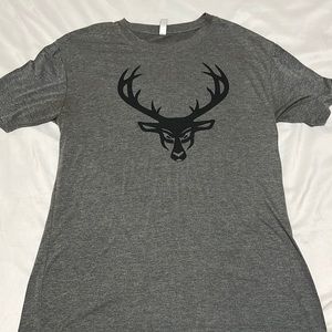 Bucked up grey workout t shirt   Large.  Great and comfortable